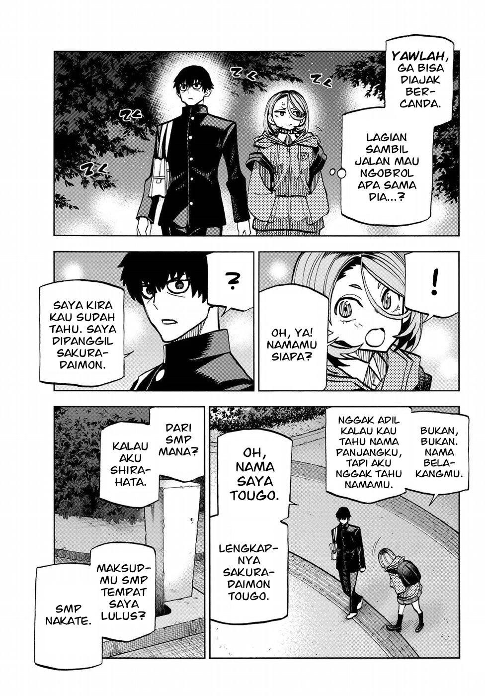 The Story Between a Dumb Prefect and a High School Girl with an Inappropriate Skirt Length Chapter 02 Gambar 10